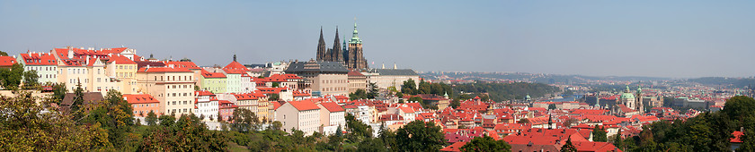 Image showing Prague castle panorama