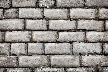 Image showing Stonework background - limestone wall