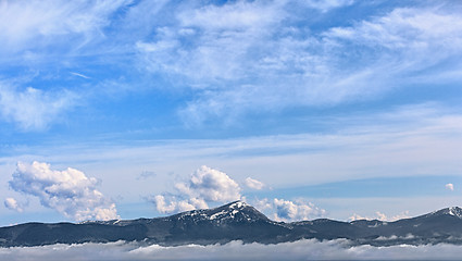 Image showing A mountain panorama - Carpathians