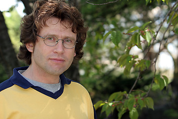 Image showing Man in a forest