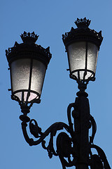 Image showing Vintage street lamps