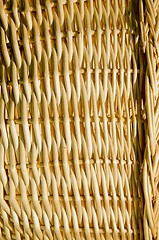 Image showing Wicker basket background.