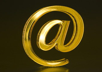 Image showing Symbol  e-mail.