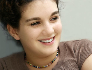 Image showing Happy teenage girl