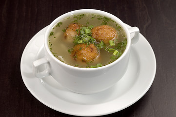 Image showing Vegetable soup.