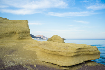 Image showing Volcanic coast