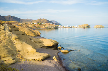 Image showing Volcanic coastline