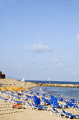 Image showing beach Mediterranean Sea Jaffa Tel-aviv Israel