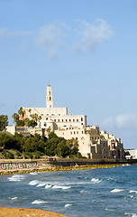 Image showing St. Peter's Church old city Jaffa Tel Aviv Israel on Mediterrane