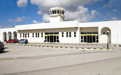 Image showing airport Milos Cyclades Greek Island Greece