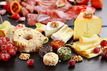 Image showing Antipasto catering platter