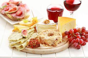 Image showing Catering cheese platter