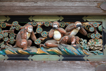 Image showing Three Wise Monkeys