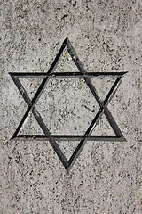 Image showing Jewish star