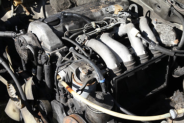 Image showing Old engine
