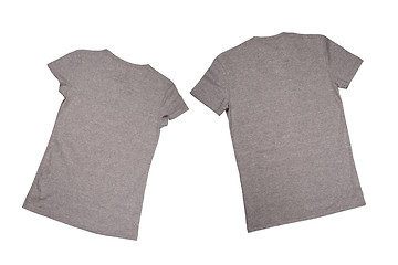 Image showing two grey t-shirts 