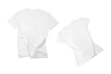 Image showing two white t-shirts 