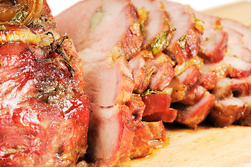 Image showing Roast pork