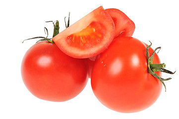 Image showing Three tomato