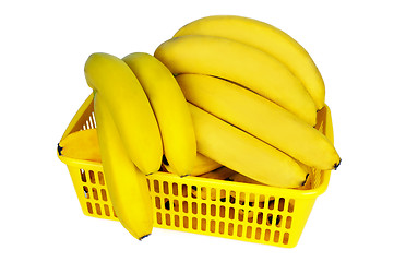 Image showing Bananas in the basket