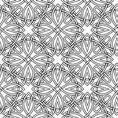 Image showing seamless background from Celtic ornaments
