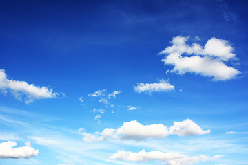 Image showing blue sky and clouds