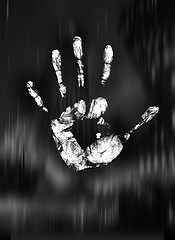 Image showing biometric handprint