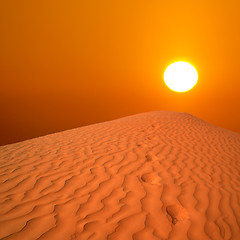 Image showing desert sunrise