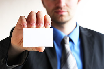 Image showing Business card,white
