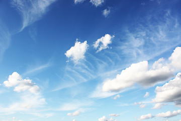 Image showing White clouds