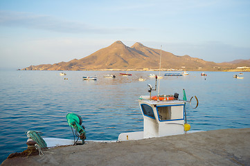 Image showing Isleta del Moro fishing harbor