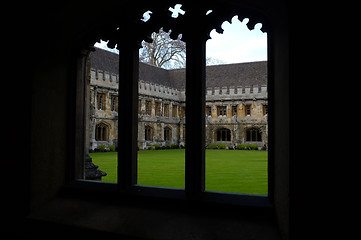 Image showing Oxford cloister