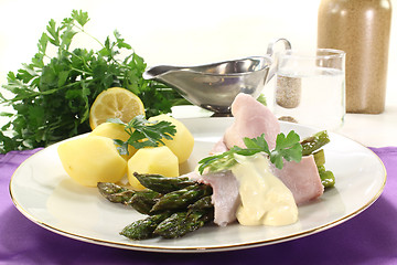 Image showing green asparagus