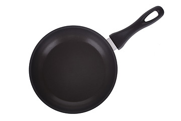 Image showing black  pan skillet  isolated on white background