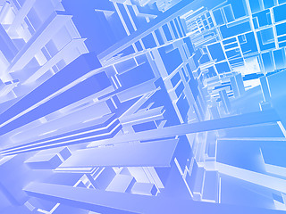 Image showing Abstract 3d background