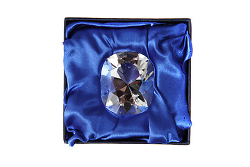 Image showing diamond on the blue background