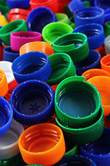 Image showing color plastic caps