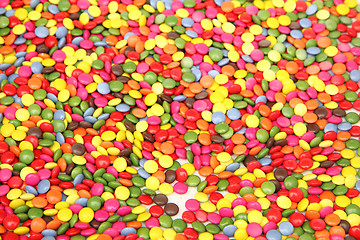 Image showing color chocolate candies 