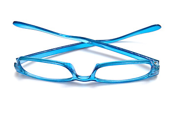 Image showing Blue glasses 