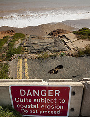 Image showing Coastal erosion