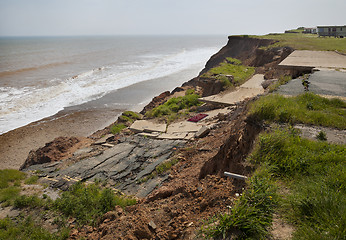 Image showing Erosion of cliffs