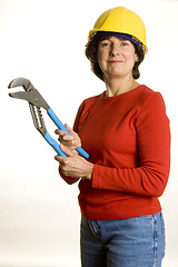 Image showing woman with tools