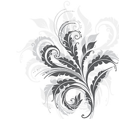 Image showing Decorative floral background