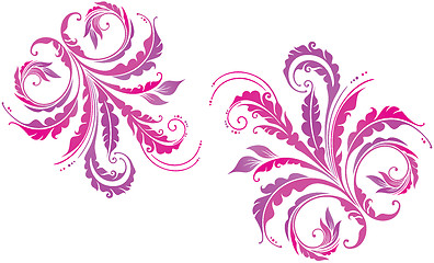 Image showing Decorative floral background