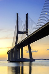 Image showing Vasco da Gama bridge