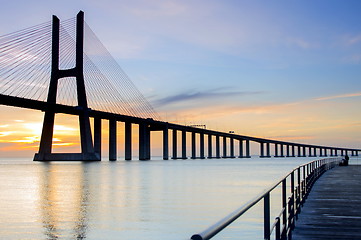 Image showing Vasco da Gama bridge