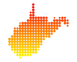 Image showing Map of West Virginia