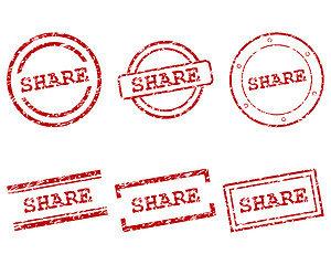 Image showing Share stamps