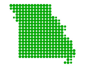 Image showing Map of Missouri