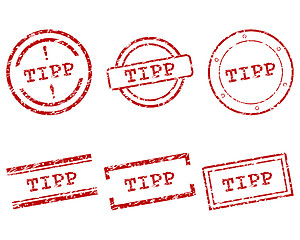 Image showing Tipp stamp